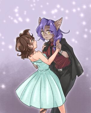 Zuza and Zig's first dance.