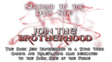 Join the Dark Jedi Brotherhood