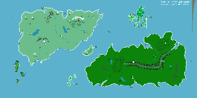 Map of the surface of Ptolomea